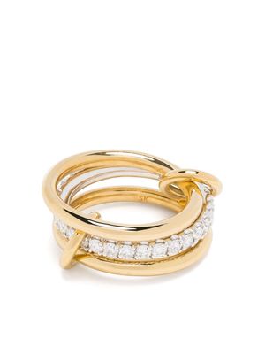 Spinelli Kilcollin 18kt gold Eros diamond linked ring