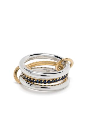 Spinelli Kilcollin 18kt yellow gold three linked ring