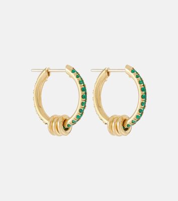 Spinelli Kilcollin Ara 18kt gold earrings with emeralds