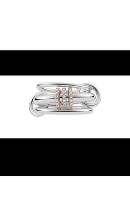Spinelli Kilcollin Gemini Pavé Diamond Ring in Ss