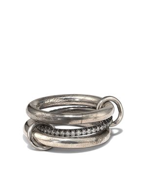 Spinelli Kilcollin Libra diamond-embellished ring - Silver