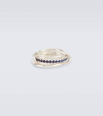 Spinelli Kilcollin Petunia sterling silver ring with sapphires