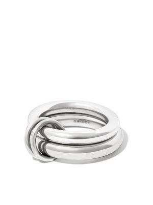 Spinelli Kilcollin platinum and 18kt black gold Connect ring - White
