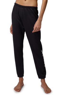 Spiritual Gangster Chakra Luna Cotton Blend Sweatpants in Vintage Black