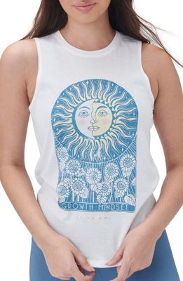 Spiritual Gangster Growth Mindset Cotton & Modal Muscle Tank in Stone