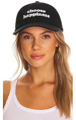 Spiritual Gangster Happiness Dad Hat in Black.