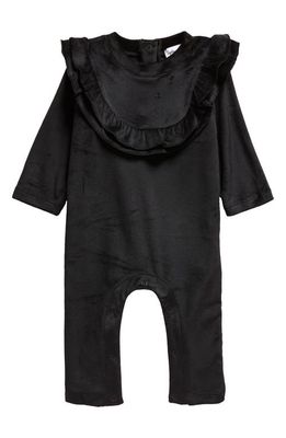 Splendid Bliss Velour Romper in Black