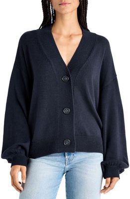 Splendid Carmella Rib Cardigan in Navy