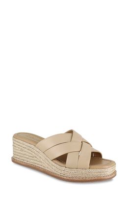 Splendid Delliny Espadrille Platform Wedge Sandal in Light Almond