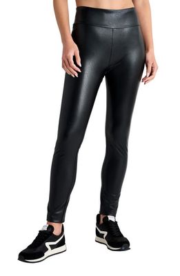 Splendid Faux Leather Leggings in Black