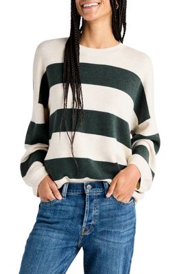 Splendid Ivy Stripe Sweater in Balsam Stripe