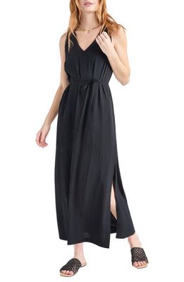 Splendid Loretta V-Neck Dress in Black