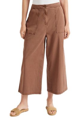 Splendid Margaret Crop Wide Leg Trousers in Henna