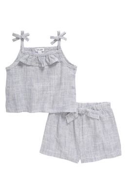 Splendid Railroad Stripe Tank & Shorts Set