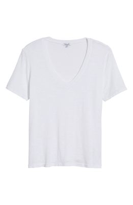 Splendid TEE SLUB V in White