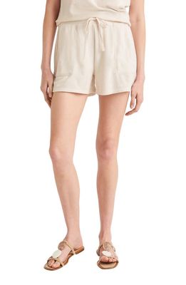 Splendid Terry Cloth Shorts in Moonstone