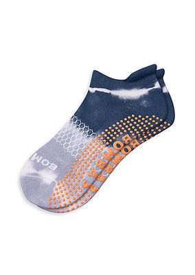 Split Tie-Dyed Cotton-Blend Ankle Socks