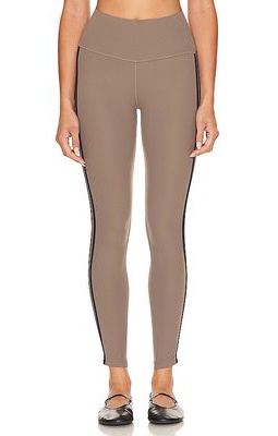 Splits59 Ella High Waist Airweight Crop Legging in Taupe