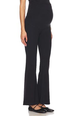 Splits59 Raquel Airweight Maternity Flare Pant in Black