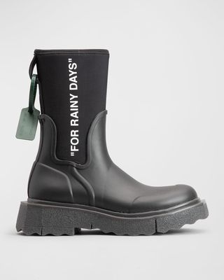 Sponge For Rainy Days Rain Boots