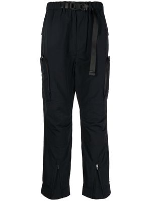 Spoonyard belted tapered cargo trousers - Black