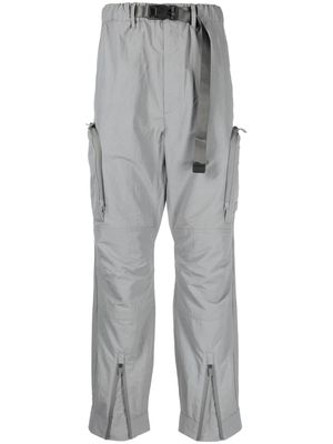 Spoonyard belted tapered cargo trousers - Grey