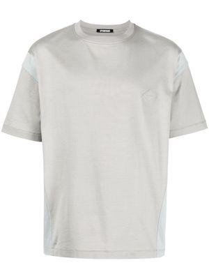 Spoonyard panel-detail short-sleeve T-shirt - Grey