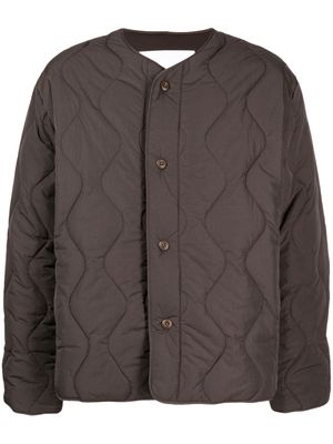 Spoonyard quilted padded shirt jacket - Brown