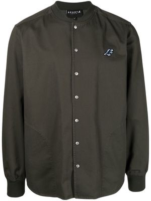 SPORT b. by agnès b. chest logo-patch shirt jacket - Neutrals