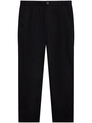 SPORT b. by agnès b. cotton straight-leg trousers - Black