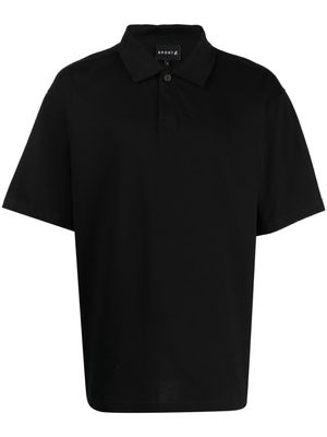 SPORT b. by agnès b. Dino cotton polo shirt - Black