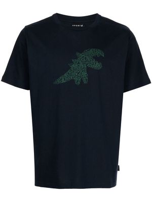 SPORT b. by agnès b. dinosaur logo-print T-shirt - Blue