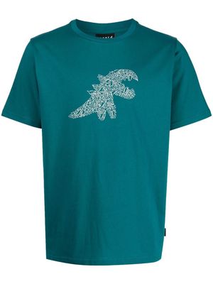 SPORT b. by agnès b. dinosaur logo-print T-shirt - Green