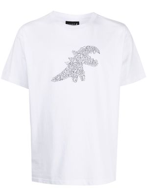 SPORT b. by agnès b. dinosaur logo-print T-shirt - White