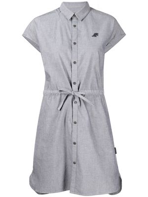 SPORT b. by agnès b. drawstring-waist shirt dress - Grey