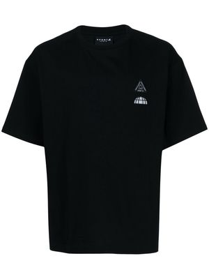 SPORT b. by agnès b. embroidered logo-patch T-shirt - Black