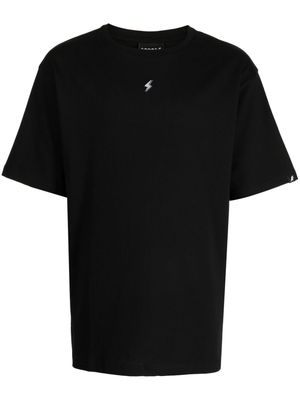 SPORT b. by agnès b. embroidered-motif cotton T-shirt - Black