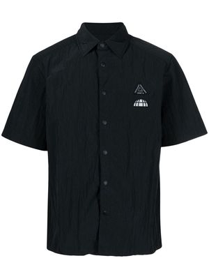 SPORT b. by agnès b. embroidered-patch field shirt - Black