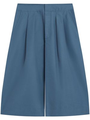 SPORT b. by agnès b. high-rise pleated skirt - Blue