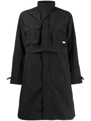 SPORT b. by agnès b. lightweight cargo-pocket coat - Black