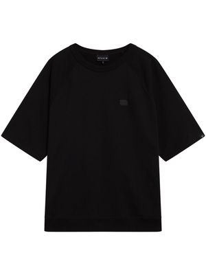 SPORT b. by agnès b. logo-appliqué cotton T-shirt - Black
