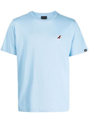 SPORT b. by agnès b. logo-appliqué crew-neck T-shirt - Blue