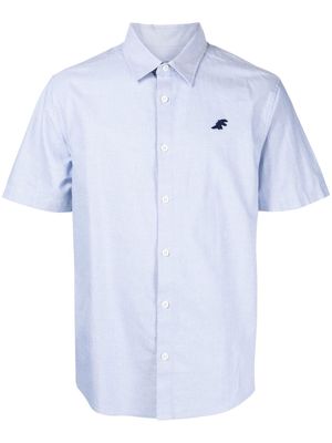 SPORT b. by agnès b. logo-embroidered short-sleeve shirt - Blue