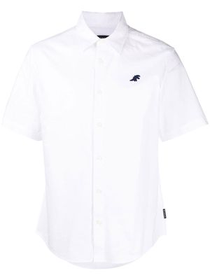 SPORT b. by agnès b. logo-embroidered short-sleeve shirt - White