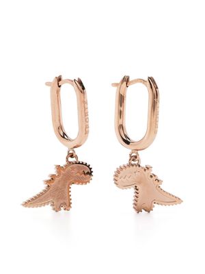 SPORT b. by agnès b. logo-engraved earrings - Gold