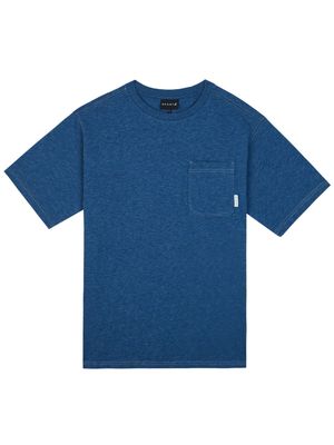 SPORT b. by agnès b. logo-patch cotton T-shirt - Blue