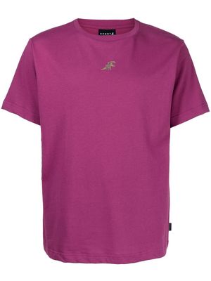 SPORT b. by agnès b. logo-patch cotton T-shirt - Purple
