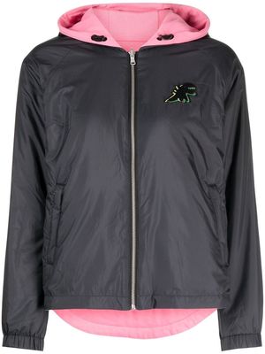 SPORT b. by agnès b. logo-patch zip-up sports jacket - Black