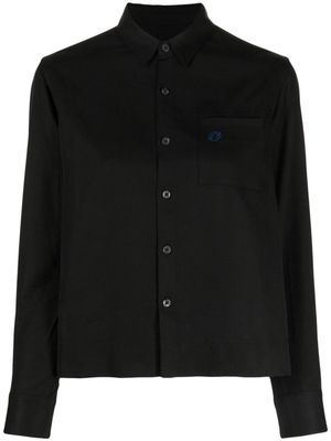 SPORT b. by agnès b. logo-print button-up shirt - Black