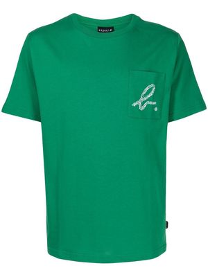 SPORT b. by agnès b. logo-print cotton T-shirt - Green